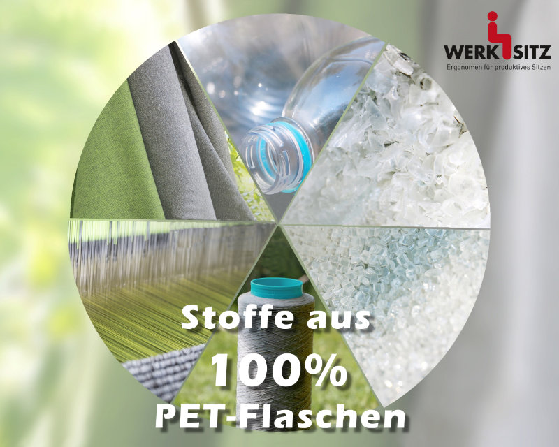 Stoffe aus 100% PET-Flaschen